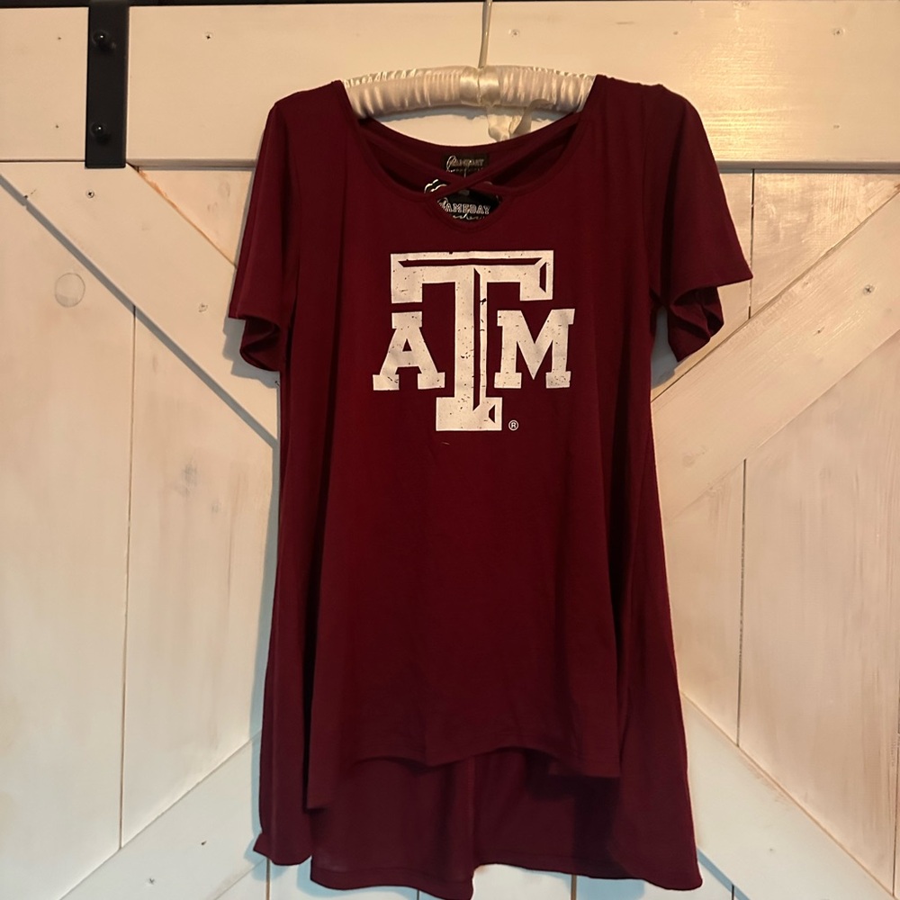 Texas A&M Maroon blouse